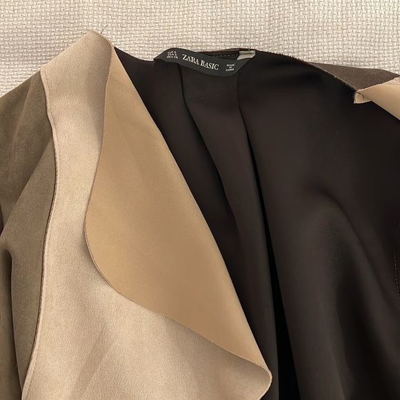 COPY - Zara Suede Spring Coat, Light Weight, size S - Picture 6 of 6